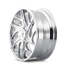 Load image into Gallery viewer, KR182-22811C40 - Kraze Rogue 22X8.5 5X110 / 5X115 ET 40mm Chrome - Kraze Wheels Canada