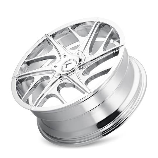 KR182-22811C40 - Kraze Rogue 22X8.5 5X110 / 5X115 ET 40mm Chrome - Kraze Wheels Canada