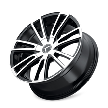 Charger l'image dans la galerie, KR183-2809BM38 - Kraze Spectra 20X8.5 5X112 / 5X120 ET 38mm Gloss Black Machined - Kraze Wheels Canada