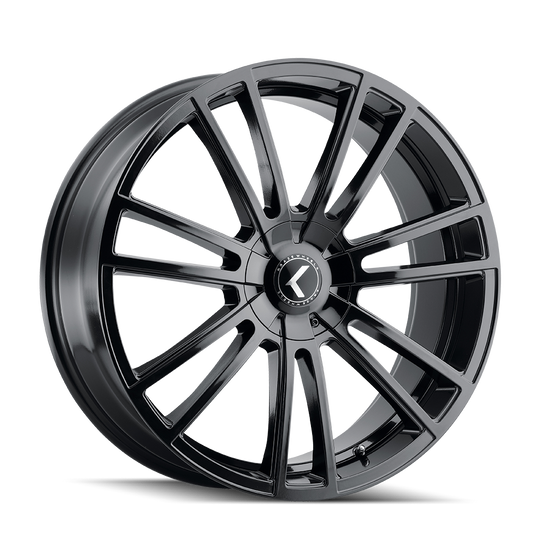 KR183-22814GB38 - Kraze Spectra 22X8.5 5X108 / 5X114.3 ET 38mm Gloss Black - Kraze Wheels Canada