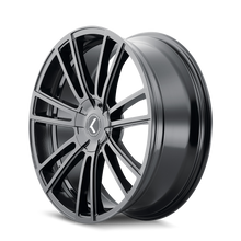 Load image into Gallery viewer, KR183-2814GB38 - Kraze Spectra 20X8.5 5X108 / 5X114.3 ET 38mm Gloss Black - Kraze Wheels Canada