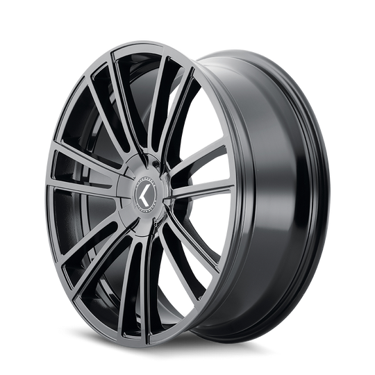 KR183-2818GB38 - Kraze Spectra 20X8.5 5X115 / 5X120 ET 38mm Gloss Black - Kraze Wheels Canada