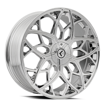 Charger l'image dans la galerie, KR184-22818C38 - Kraze Ricochet 22X8.5 5X115 / 5X120 ET 38mm Chrome - Kraze Wheels Canada