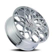 Charger l'image dans la galerie, KR184-22818C38 - Kraze Ricochet 22X8.5 5X115 / 5X120 ET 38mm Chrome - Kraze Wheels Canada