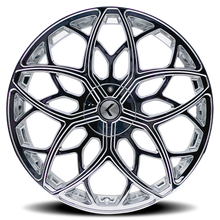 Charger l'image dans la galerie, KR184-22818C38 - Kraze Ricochet 22X8.5 5X115 / 5X120 ET 38mm Chrome - Kraze Wheels Canada