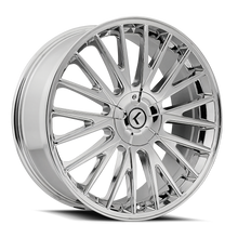 Load image into Gallery viewer, KR185-22811C38 - Kraze Double Down 22X8.5 5X110 / 5X115 ET 38mm Chrome - Kraze Wheels Canada