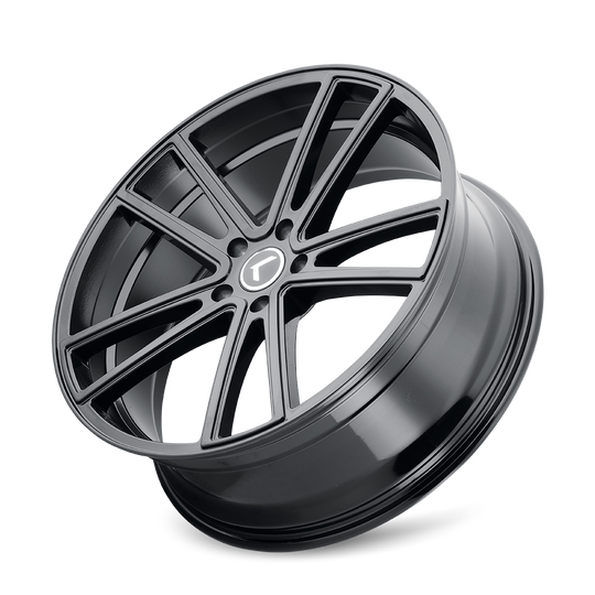 KR190-2845GB38 - Kraze Lusso 20X8.5 5X112 /  ET 38mm Gloss Black - Kraze Wheels Canada