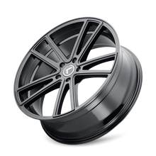 Load image into Gallery viewer, KR190-7831GB38 - Kraze Lusso 17X8 5X108 /  ET 38mm Gloss Black - Kraze Wheels Canada