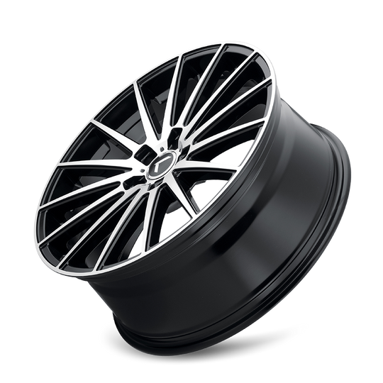 KR191-2864BM38 - Kraze Stunna 20X8.5 5X115 /  ET 38mm Matte Black Machined - Kraze Wheels Canada