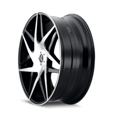 Load image into Gallery viewer, KR192-2818BM38 - Kraze Phase 20X8.5 5X115 / 5X120 ET 38mm Gloss Black Machined - Kraze Wheels Canada