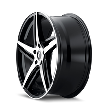 Load image into Gallery viewer, KR195-8864BM40 - Kraze Milano 18X8 5X115 /  ET 40mm Gloss Black Machined - Kraze Wheels Canada