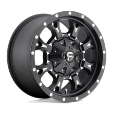 Charger l'image dans la galerie, D51717909857 - Fuel Off-Road D517 Krank 17X9 6X135 6X139.7 20mm Matte Black Milled - Fuel Off-Road Wheels Canada