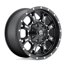 Charger l'image dans la galerie, D51717901750 - Fuel Off-Road D517 Krank 17X9 8X170 ET 1mm Matte Black Milled - Fuel Off-Road Wheels Canada