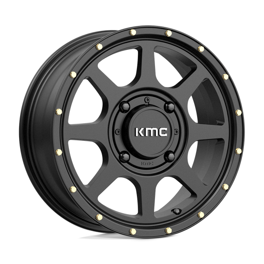 KS13456048738 - KMC KS134 Addict 15X6 4X137  38mm Satin Black - KMC Wheels Canada