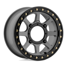 Load image into Gallery viewer, KS23456044438 - KMC KS234 Addict Beadlock 15X6 4X156  38mm Satin Gray - KMC Wheels Canada