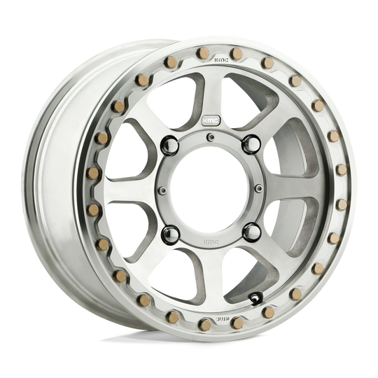 KS23456048538 - KMC KS234 Addict Beadlock 15X6 4X137  38mm Machined - KMC Wheels Canada