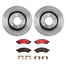 Load image into Gallery viewer, KT00801 Brembo Ceramic Brake Pad and UV Coated Vented  Brake Disc Kit Brembo Brake Canada