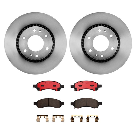 KT00801 Brembo Ceramic Brake Pad and UV Coated Vented  Brake Disc Kit Brembo Brake Canada