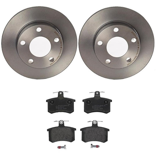 KT04197 Brembo Low-Met Brake Pad and UV Coated Solid  Brake Disc Kit Brembo Brake Canada