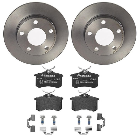 KT04198 Brembo Low-Met Brake Pad and UV Coated Solid  Brake Disc Kit Brembo Brake Canada