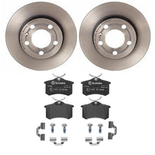 Load image into Gallery viewer, KT04221 Brembo Low-Met Brake Pad and UV Coated Solid  Brake Disc Kit Brembo Brake Canada