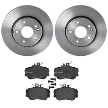 Load image into Gallery viewer, KT04228 Brembo Low-Met Brake Pad and UV Coated PVT  Brake Disc Kit Brembo Brake Canada