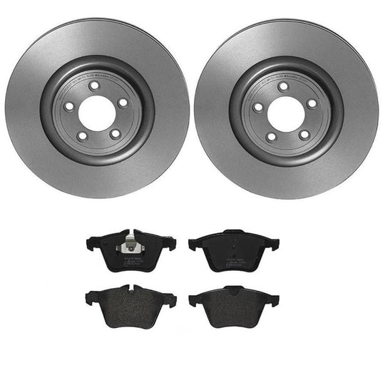 KT04314 Low-Met Brake Pad and UV Coated Vented  Brake Disc Kit Brembo Canada