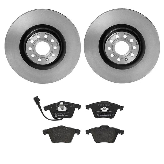 KT04343 Brembo Low-Met Brake Pad and UV Coated PVT  Brake Disc Kit Brembo Brake Canada