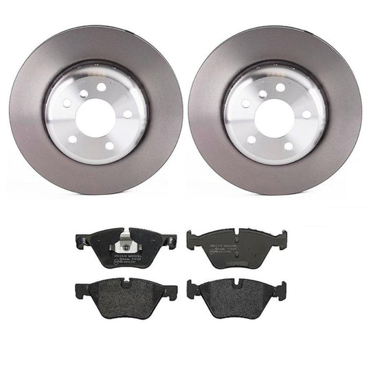 KT04381 Brembo Low-Met Brake Pad and Composite Vented  Brake Disc Kit Brembo Brake Canada