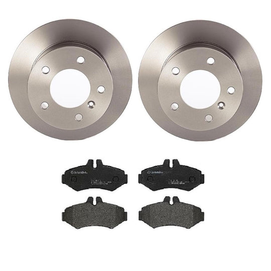 KT04397 Brembo Low-Met Brake Pad and Standard Solid  Brake Disc Kit Brembo Brake Canada