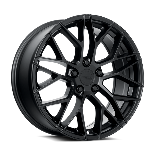 KR01-188054MB - Katana KR01 18X8 5X114.3 40mm Matte Black - Katana Wheels Canada