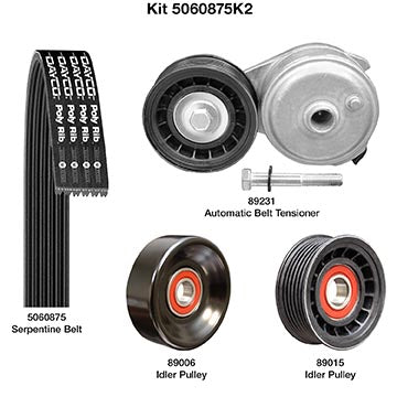 5060875K2 Serpentine Belt Drive Component Kit Dayco Canada