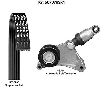 5070763K1 Serpentine Belt Drive Component Kit Dayco Canada