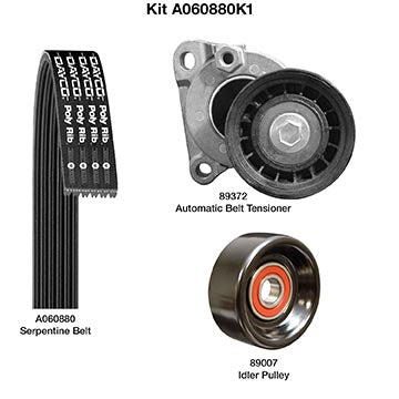 A060880K1 Serpentine Belt Drive Component Kit Dayco Canada
