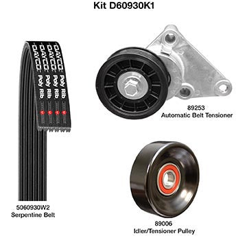 D60930K1 Serpentine Belt Drive Component Kit Dayco Canada