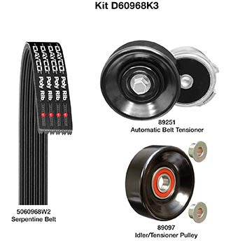 D60968K3 Serpentine Belt Drive Component Kit Dayco Canada
