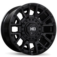 Load image into Gallery viewer, F260A-1890-98BN+00C250 - Fast HD Knuckles 18X9.0 8X180 0mm Gloss Black - Fast HD Wheels Canada