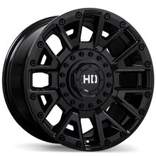 Load image into Gallery viewer, F260A-1890-82BN+00C211 - Fast HD Knuckles 18X9 8X165.1 0mm Gloss Black - Fast HD Wheels Canada