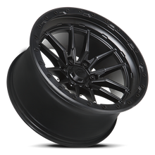 Charger l'image dans la galerie, KRAWLER-2988MB20 - Lock Off-Road Krawler 20X9 8X180 ET 20mm Matte Black with Matte Black Ring - Lock Off-Road Wheels Canada
