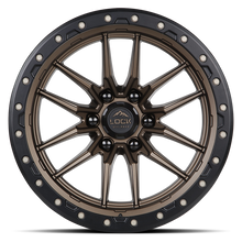 Load image into Gallery viewer, KRAWLER-2986MRMBR20 - Lock Off-Road Krawler 20X9 8X165.1 ET 20mm Matte Bronze with Matte Black Ring - Lock Off-Road Wheels Canada