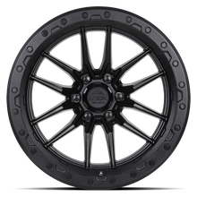 Load image into Gallery viewer, KRAWLER-2188MB - Lock Krawler 20X10 8X180 -18mm Matte Black With Matte Black Ring - Lock Wheels Canada
