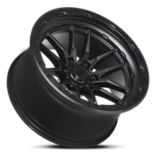 Load image into Gallery viewer, KRAWLER-2188MB - Lock Krawler 20X10 8X180 -18mm Matte Black With Matte Black Ring - Lock Wheels Canada