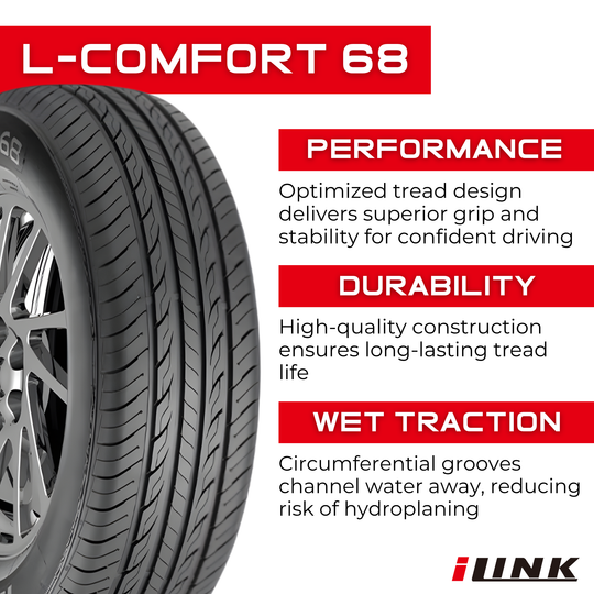 3EIL106G 185/60R15 Zmax iLink L-Comfort 68 84H Zmax iLink Tires Canada