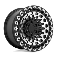 Charger l'image dans la galerie, 1795LBY-86140B12 - Black Rhino Labyrinth 17X9.5 6X139.7 -18 mm Gloss Black With Machined Face &amp; Milling - Black Rhino Wheels Canada