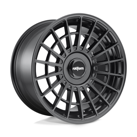 R142179000+42D - Rotiform R142 Las-R 17X9 BLANK  42mm Matte Black - Rotiform Wheels Canada