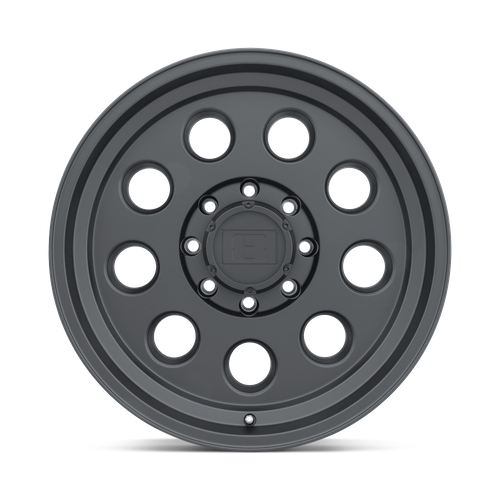 1890HLR008170M25 - Level 8 Hauler 18X9 8X170  0mm Matte Black - Level 8 Wheels Canada