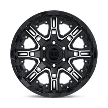 Charger l'image dans la galerie, 1890LST106120B67X - Level 8 Slingshot 18X9 6X120  10mm Gloss Black W/ Machined Face Big X Factor - Level 8 Wheels Canada