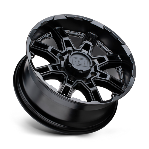 1890LST105140M78 - Level 8 Slingshot 18X9 5X139.7  10mm Matte Black - Level 8 Wheels Canada