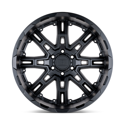 1890LST106120M67X - Level 8 Slingshot 18X9 6X120  10mm Matte Black Big X Factor - Level 8 Wheels Canada