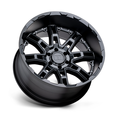 2090LST106120M67X - Level 8 Slingshot 20X9 6X120  10mm Matte Black Big X Factor - Level 8 Wheels Canada